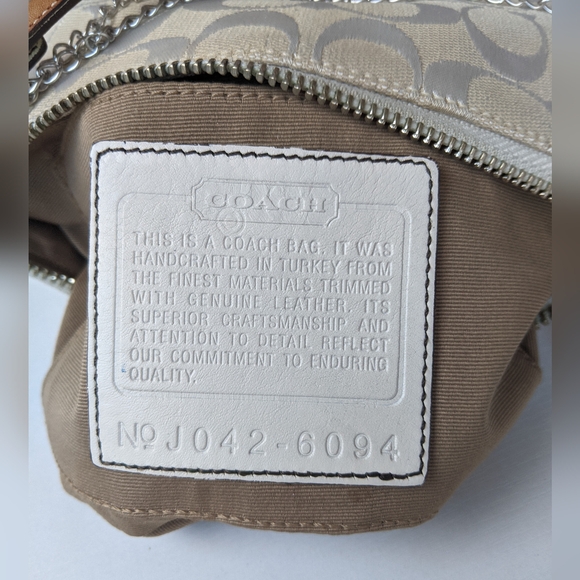 Coach Accessory Pouch Bag Signature y2k